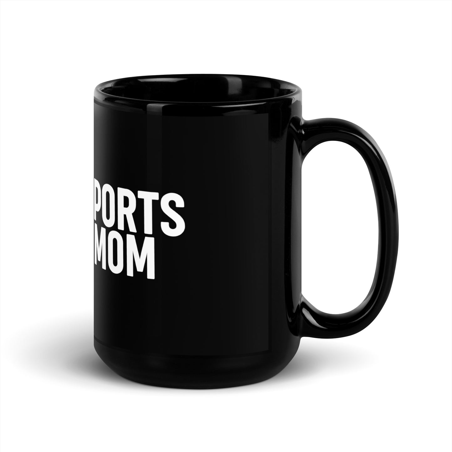 Sports Mom Coffee Mug Black