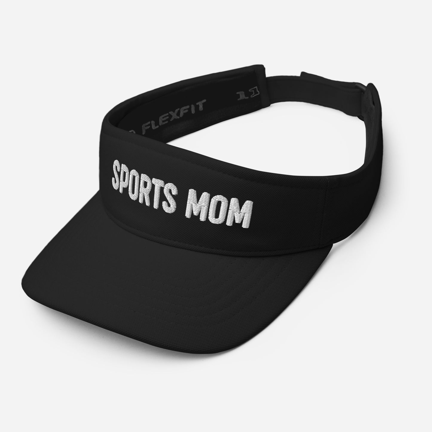 Sports Mom Visor Black